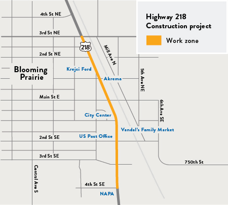 Hwy 218 Blooming Prairie Reconstruct