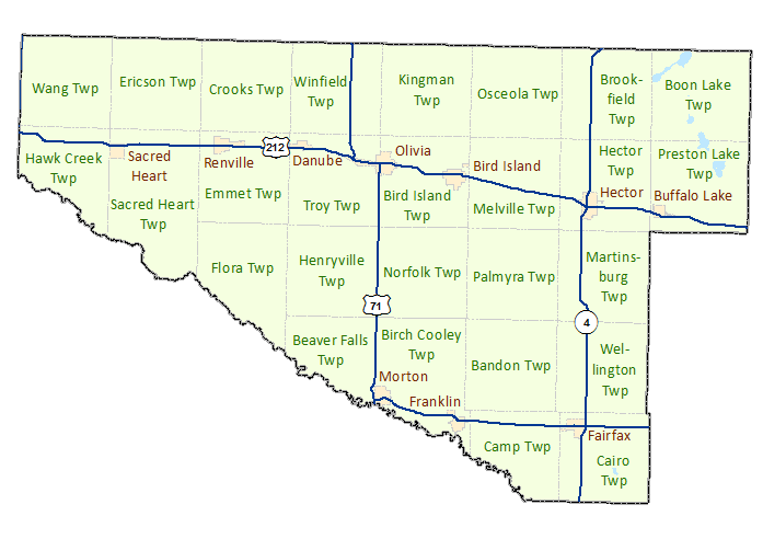 Renville County Maps