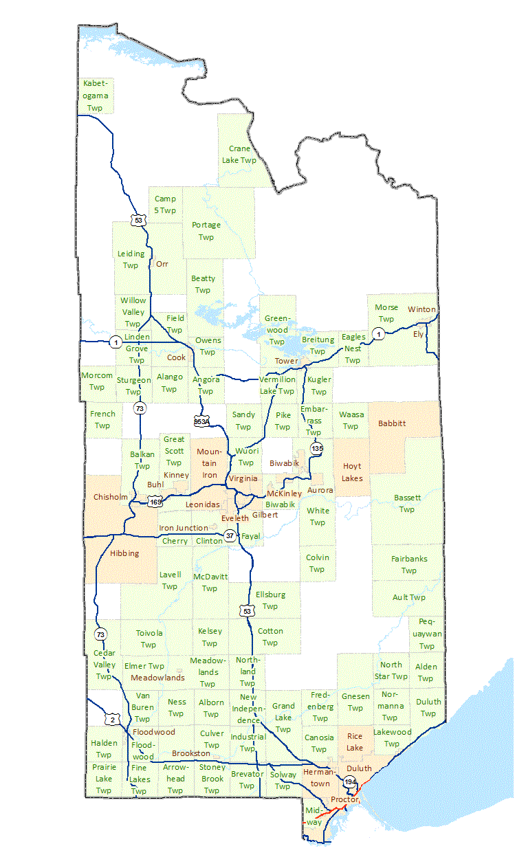Saint Louis County Maps