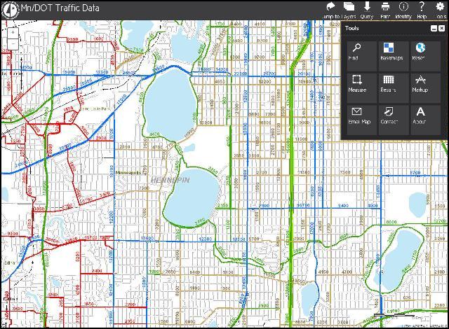 TFA Traffic Mapping Application - TDA, MnDOT