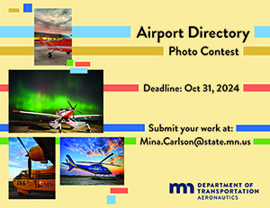 Minnesota Airport Directory Photo Contest graphic