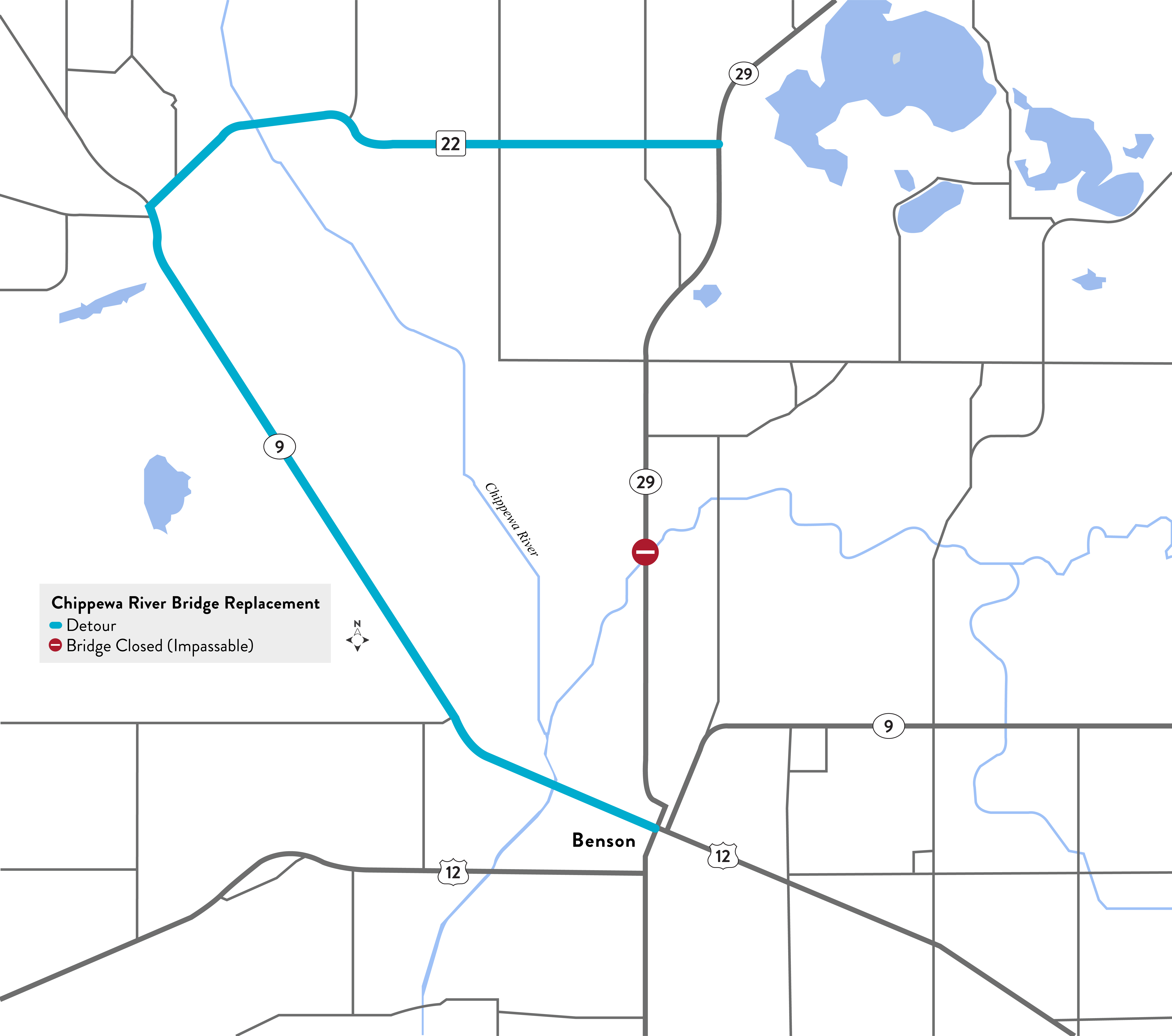 Hwy 29 bridge replacement MnDOT