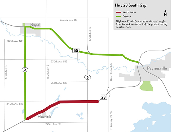 Hwy 23 Gap-New London to Paynesville - MnDOT