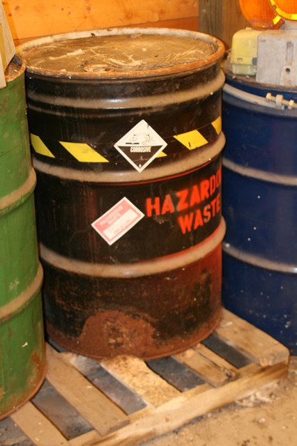 Barrel of hazardous waste