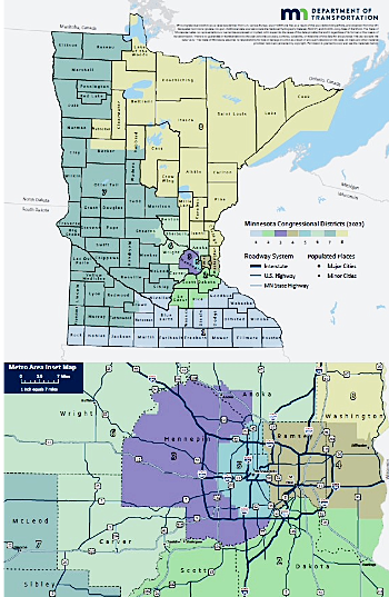 Geographic Information & Mapping District Maps - TDA, MnDOT