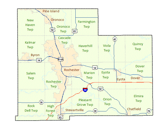 Olmsted County Maps