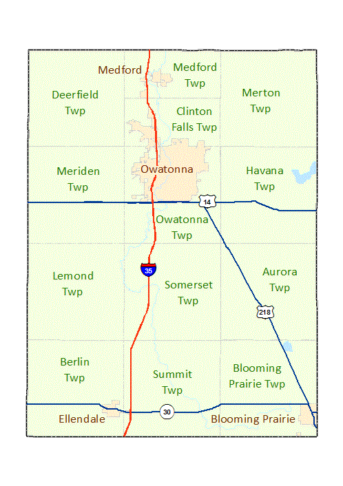 Steele County Mn Gis Map Steele County Maps