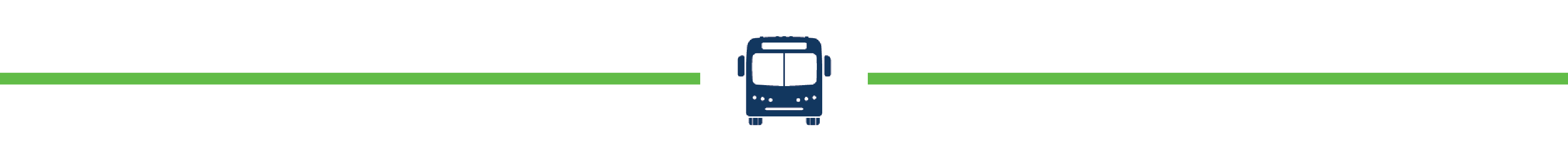 Bus icon representing transit