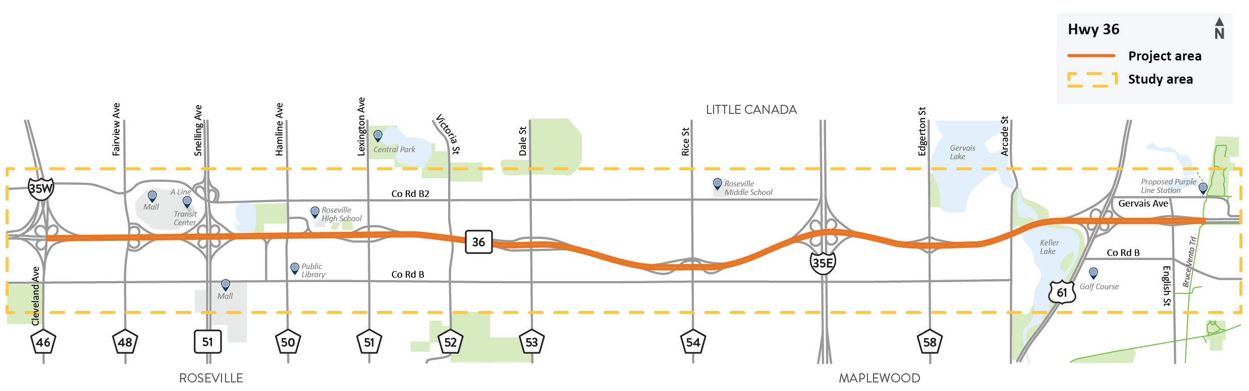 How to get to Maplewood, Minnesota by Bus?