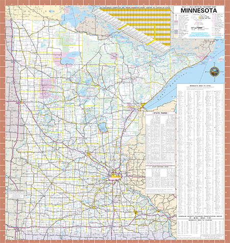 official minnesota state highway map mndot